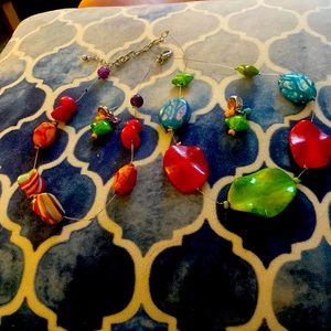 One-of-a-kind necklace, over 24 inches